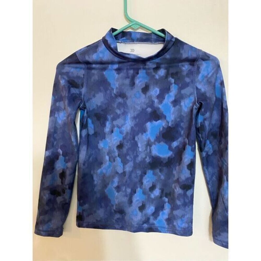 Youth boys‎ all in motion athletic long sleeve blue top size medium 8/10